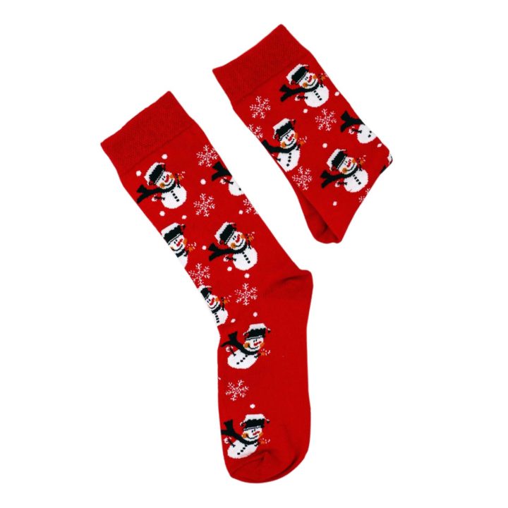 Moonwalk Sock – Kardan Adam Desenli Çorap