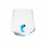 Yunus Figürlü El Yapımı Cam Bardak