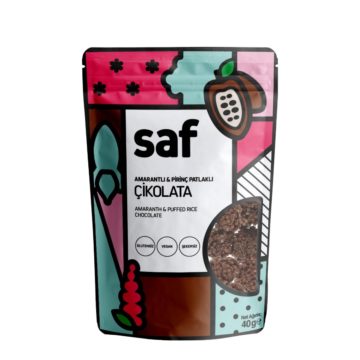 Saf - Amarantlı & Pirinç Patlaklı Çikolata 40 g