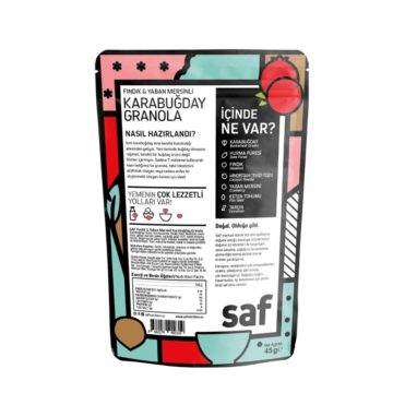 Saf - Fındık & Yaban Mersinli Karabuğday Granola 45 g