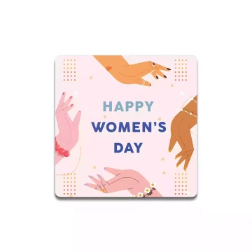 Happy Women's Day Bardak Altlığı