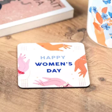 Happy Women's Day Bardak Altlığı