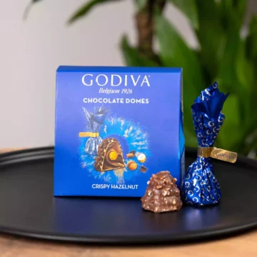 Godiva x Muhiku Chocolate Domes Crispy Hazelnut