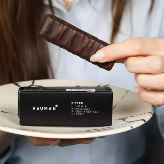 Asuman - Bitter Çikolatalı Gofret