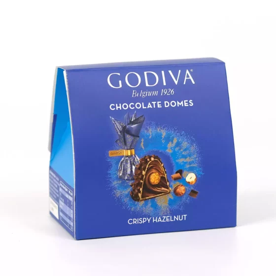 Godiva x Muhiku Chocolate Domes Crispy Hazelnut
