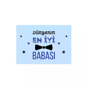 Dünyanın En İyi Babası Motto Kart