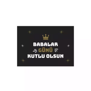 Babalar Günü Motto Kart