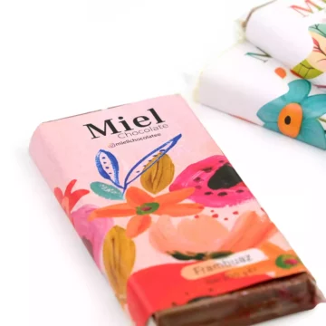 Miel Chocolate - Frambuazlı Sütlü Tablet Çikolata