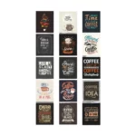 Kahve Temalı Pano Duvar Aksesuarı