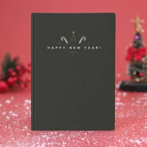 Siyah Happy New Year Defter