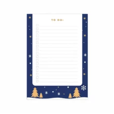 Mavi Yeni Yıl Temalı Mini Planlayıcı