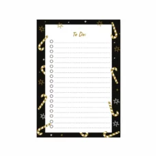 Siyah Yeni Yıl Temalı Mini Planlayıcı