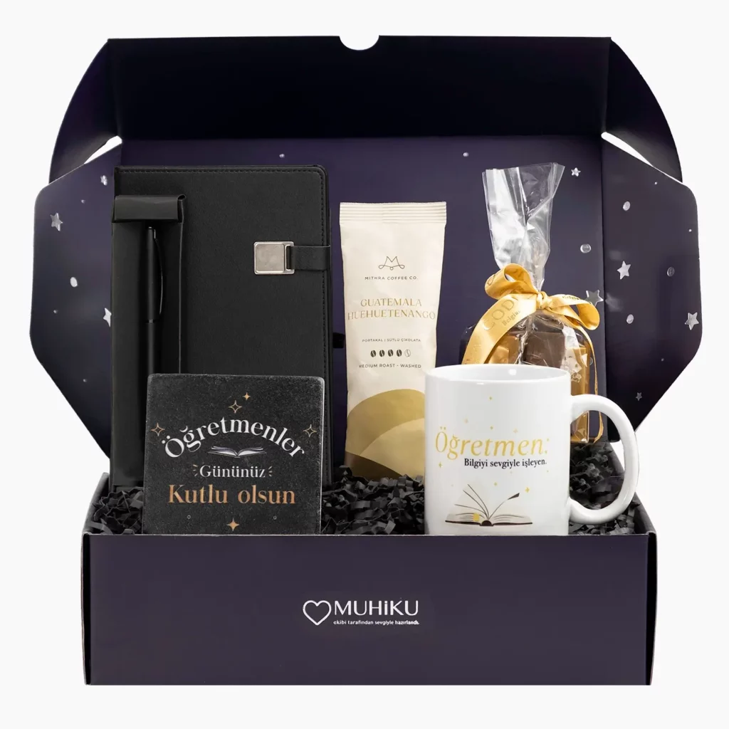 Kahve Sever Öğretmene Hediye Kutusu Kahve Sever Öğretmene Hediye Kutusu