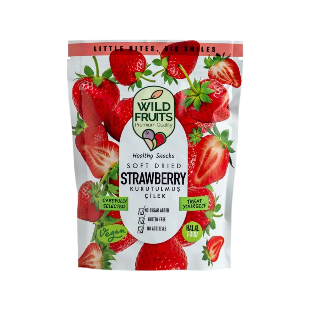 Wild Fruits Atıştırmalık Kuru Meyve - Çilek Wild Fruits Atıştırmalık Kuru Meyve - Çilek