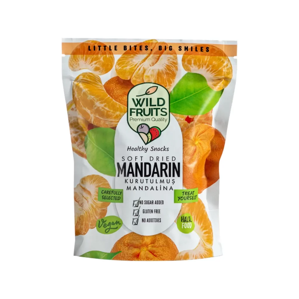 Wild Fruits Atıştırmalık Kuru Meyve - Mandalina Wild Fruits Atıştırmalık Kuru Meyve - Mandalina