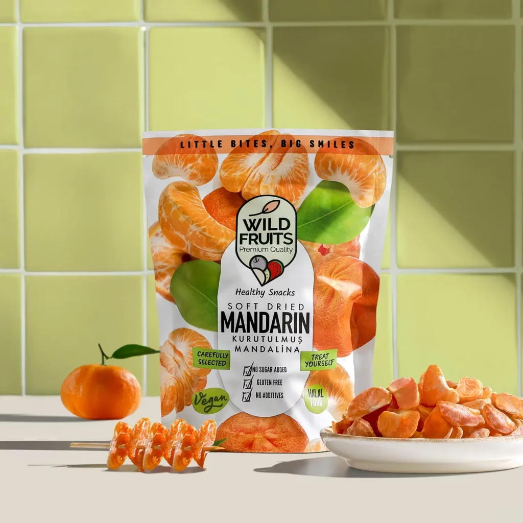 Wild Fruits Atıştırmalık Kuru Meyve - Mandalina Wild Fruits Atıştırmalık Kuru Meyve - Mandalina