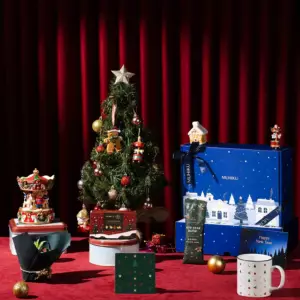 Yılbaşı Zamanı Hediye Kutusu