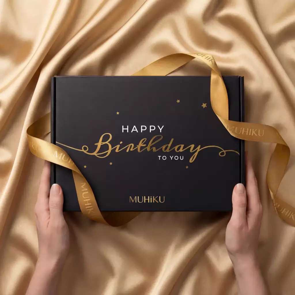 Gold Yaldızlı Happy Birthday Kutu Gold Yaldızlı Happy Birthday Kutu