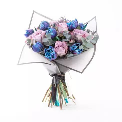 Mistral - Lale ve Gül Çiçek Buketi