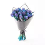 Galaxy of Love - Mavi Mor Renkli Lale Buketi