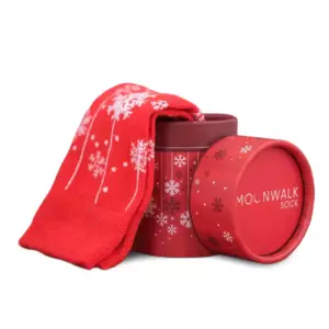 Moonwalk Sock - Kar Tanesi Desenli Çorap