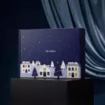 Lacivert Özel Tasarım Yılbaşı Hediye Kutusu