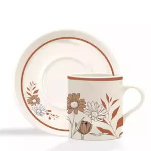 Bahar Çiçekleri Porselen Fincan Takımı