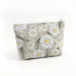 Papatya Desenli Makyaj Çantası