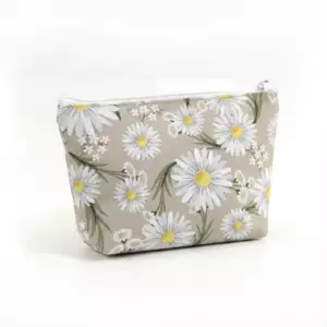 Papatya Desenli Makyaj Çantası