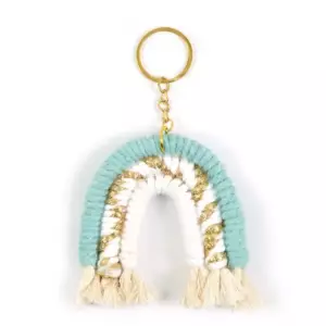 Gökkuşağı Makrome Anahtarlık - Ocean