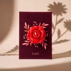 Yade Gül Dekoratif Mum