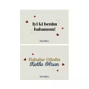 Babalar Günü Motto Kart