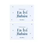 Dünyanın En İyi Babası Motto Kart