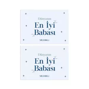Dünyanın En İyi Babası Motto Kart