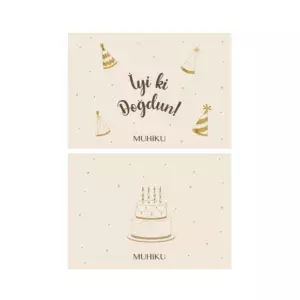 Yaldızlı - İyi ki Doğdun Motto Kart