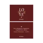 Love You Motto Kartı