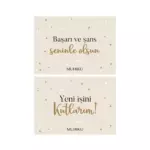Yeni İşini Kutlarım Motto Kartı