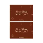 Perfect Person Perfect Job Motto Kartı