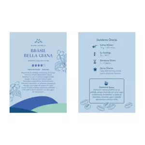Brasil Bella Giana Kahvesi - Bilgilendirme Kartı